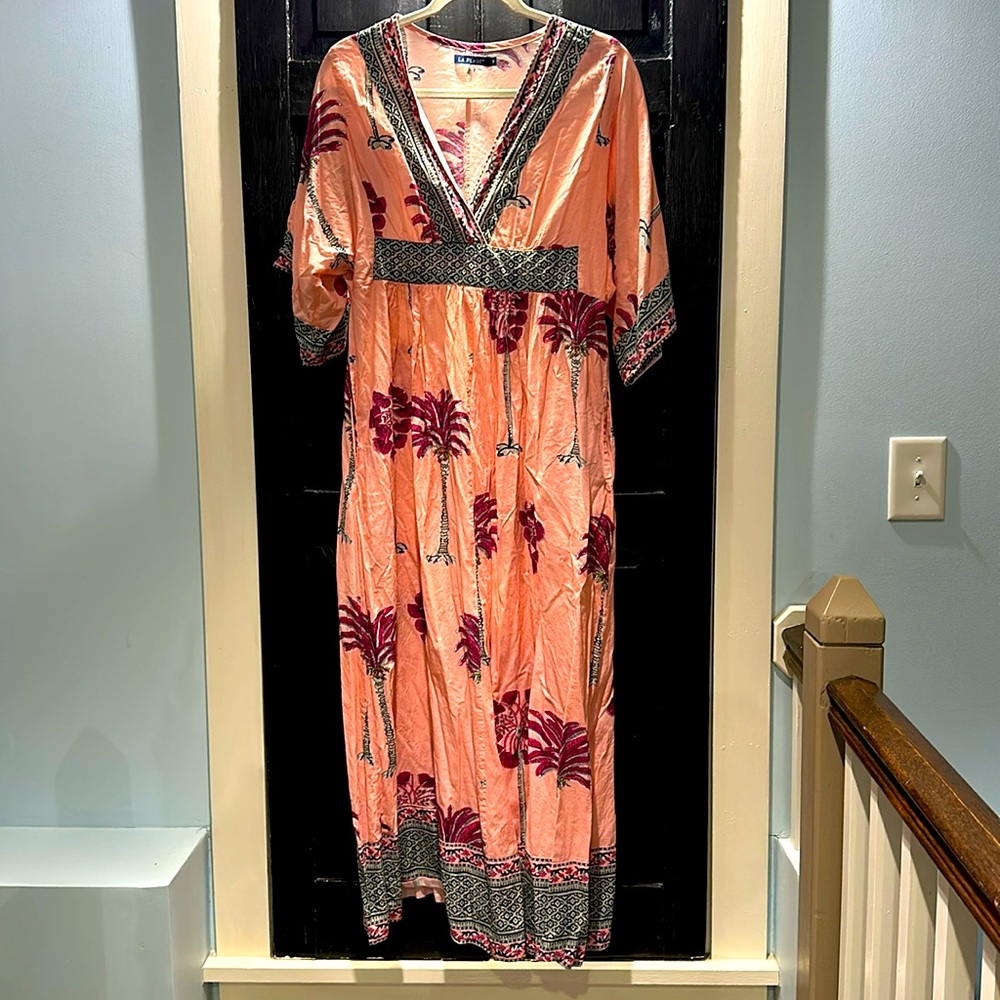 Beautiful southern full length dress, lightweight soft cotton